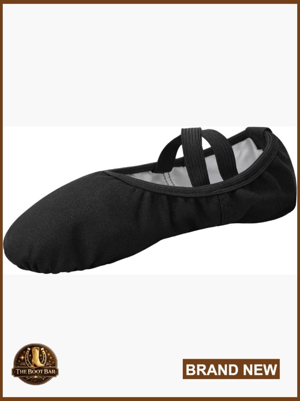 Canvas Ballet Slippers Dance Shoes Yoga Flats Elastic Straps Women's